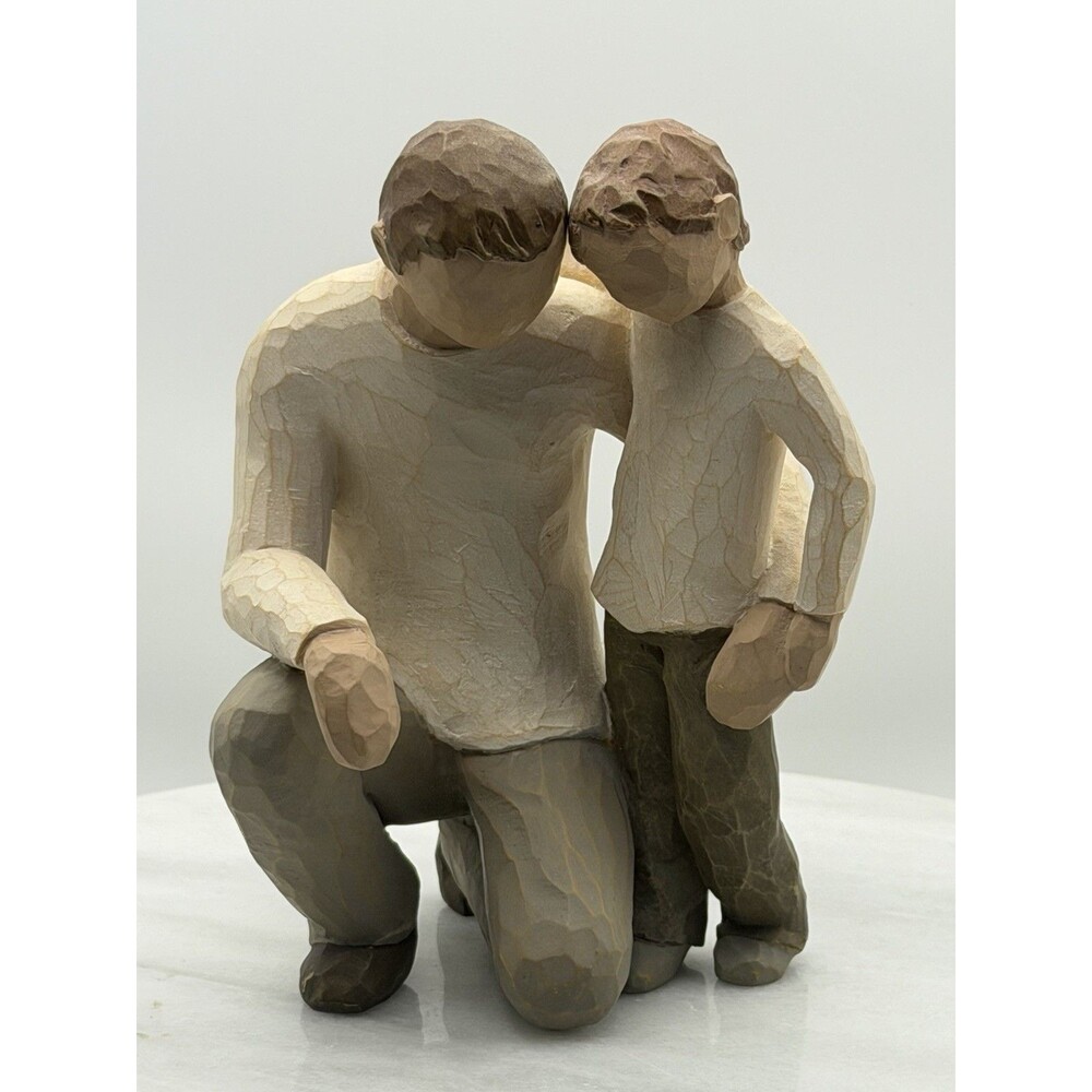 Willow Tree Father and Son Figurine Susan Lordi 2000 Demdaco #26030 5.5"